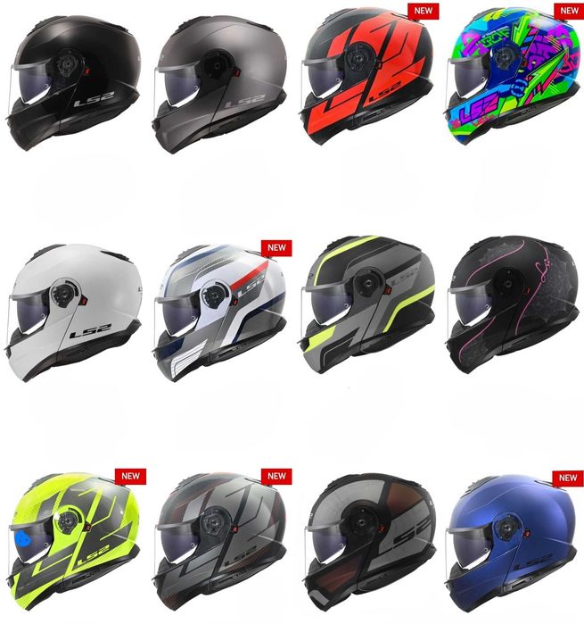 WYPRZEDAŻ Kask Szczękowy Blenda LS2 FF908 Strobe II Monza Black Yellow