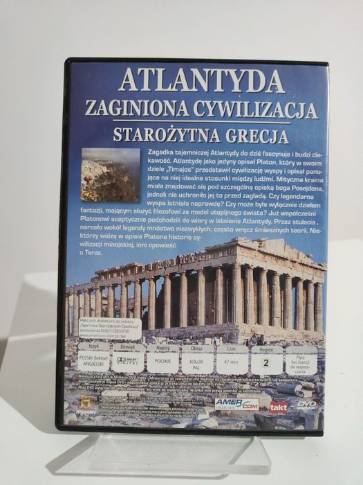 Atlantyda Zaginiona cywilizacja Starożytna Grecja DVD