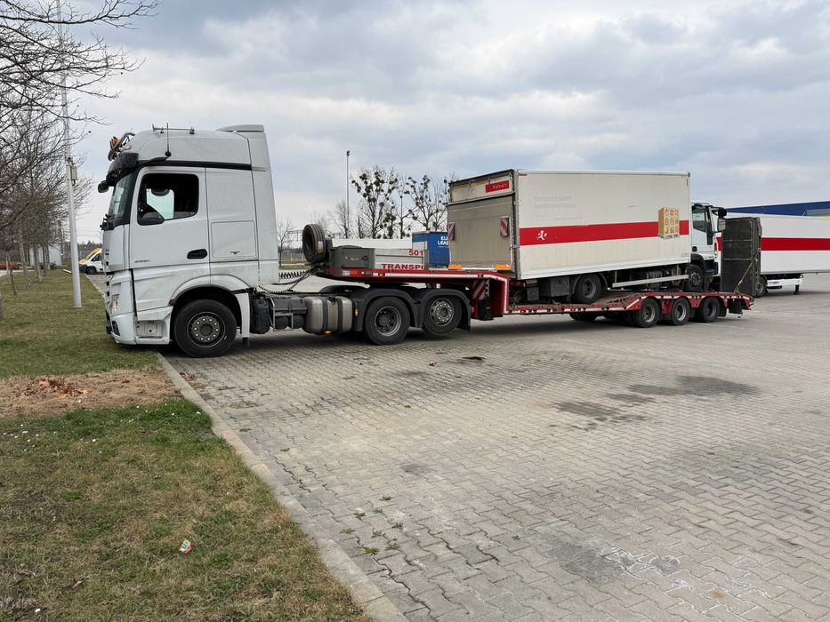 Transport Maszyn, Laweta, Niskopodwoziowy, Podczołgówa