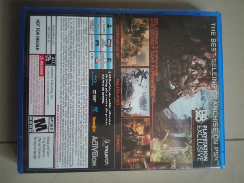 Jogo PS4 - Call of Dutty Black Ops III
