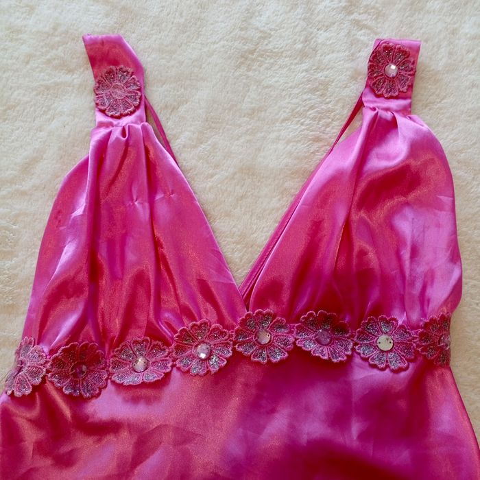 Шелковый пинюар скружевом