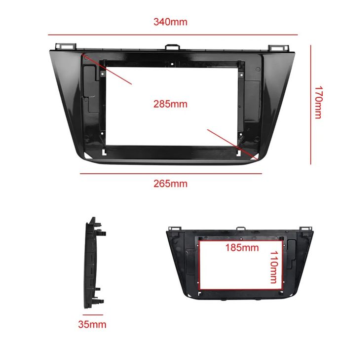 Rádio android 13 Volkswagen Passat B8 2Din 2/32 gps wifi Carplay NOVO