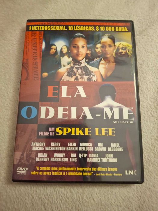 DVD "Ela odeia-me", de Spike Lee, comédia-drama, como novo, Lisboa