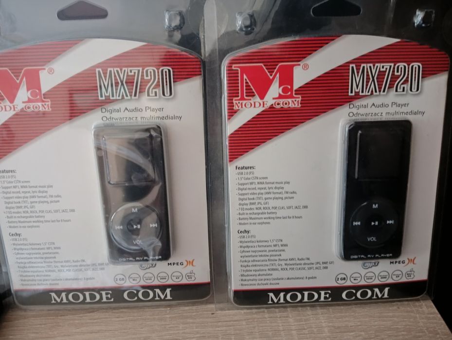 Odtwarzacz MP3 2 opakowania