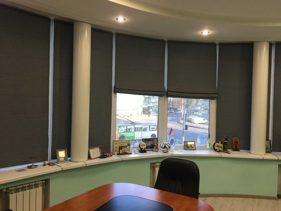 Римская штора день-ночь ткань + тюль, день -ночь , ролеты под заказ