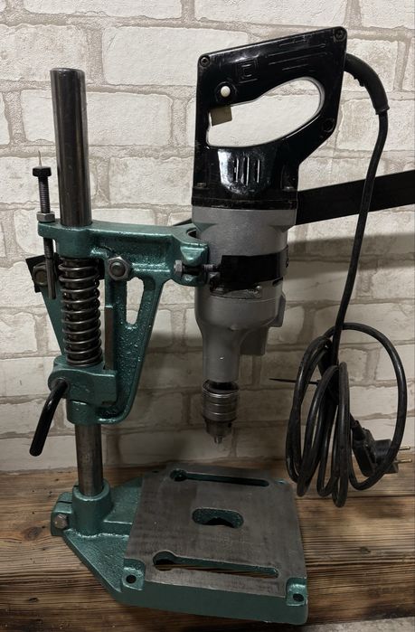 Zestaw wiertarka celma i stojak retro prl vintage  bosch