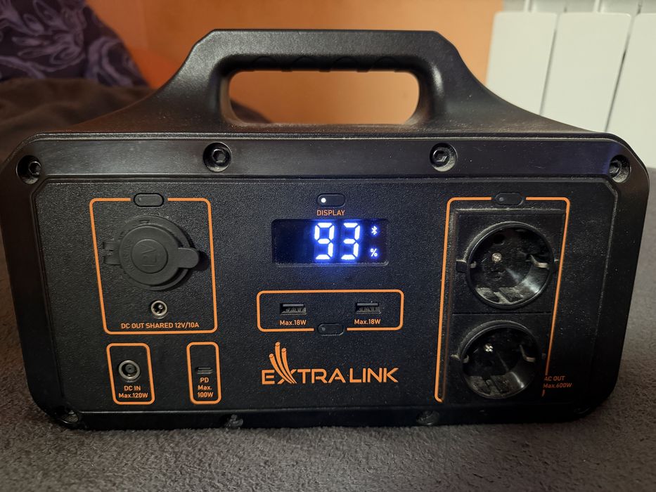 Портативна зарядна станція Extralink S600S 680Wh