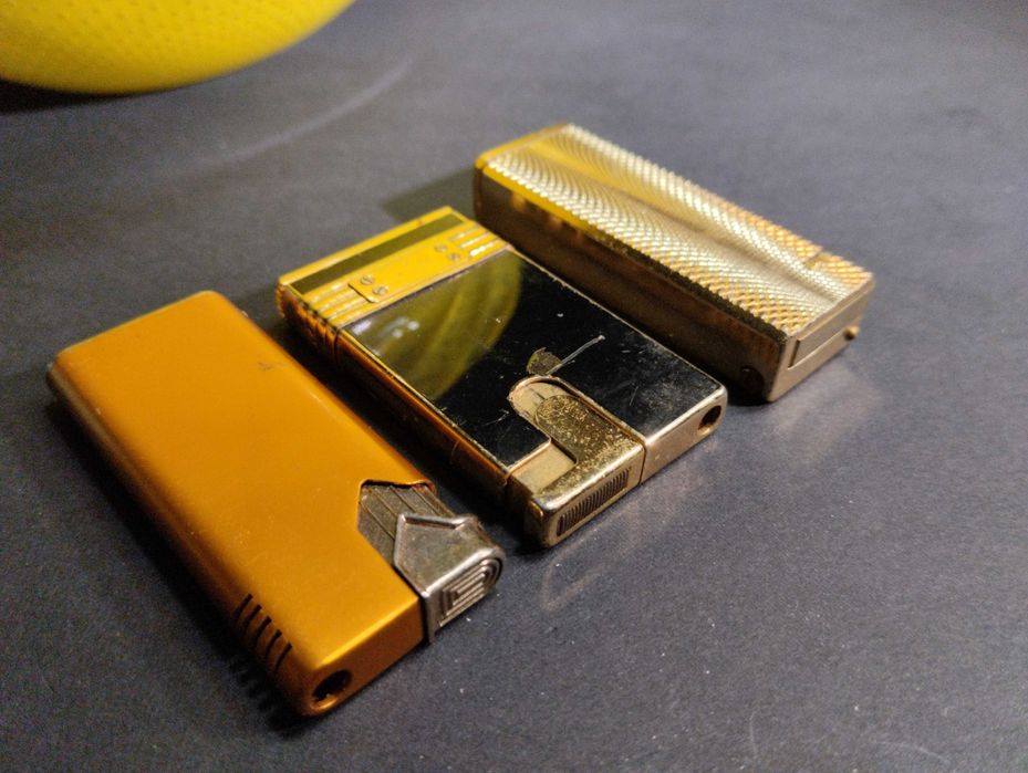 Isqueiros antigos diversos para colecção x2