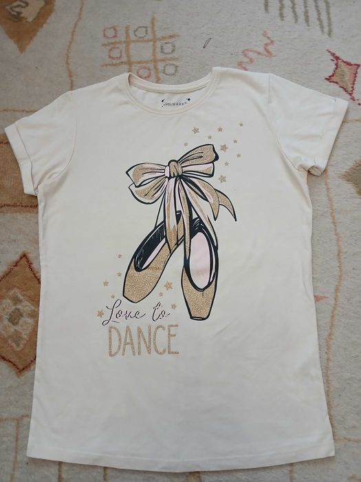 Футболка "Пуанти" Primark на дівчинку 11-12 років