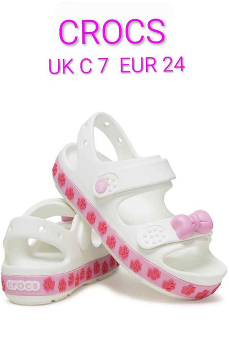 Круті сандалі босоніжки бренду Crocs Crocband Sandal зостаніх колекцій UK C 7 EUR 24
