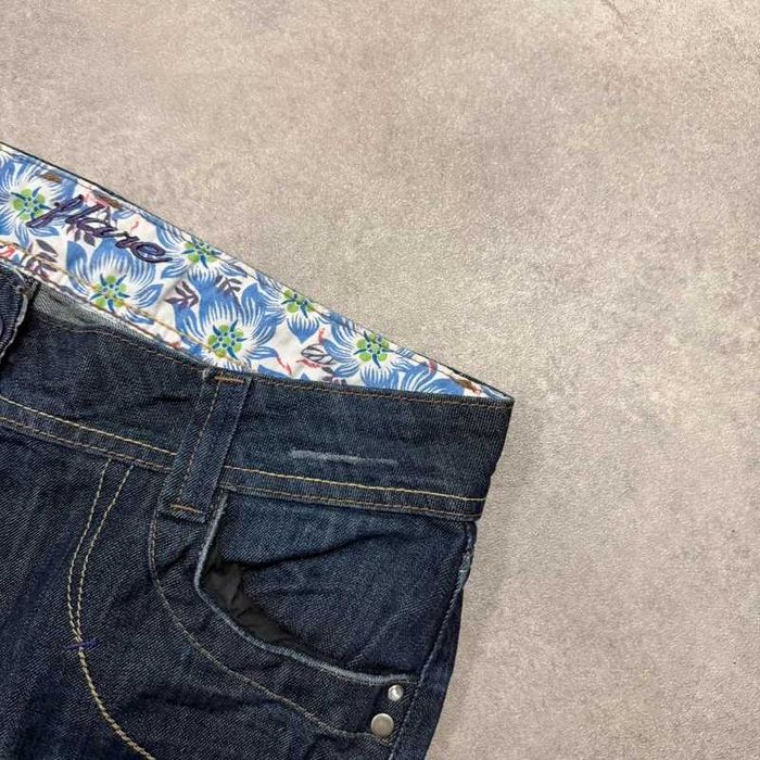 Vintage Spodnie Jeansy Dzwony Y2K Flared Denim Jeansy Coquette Swag