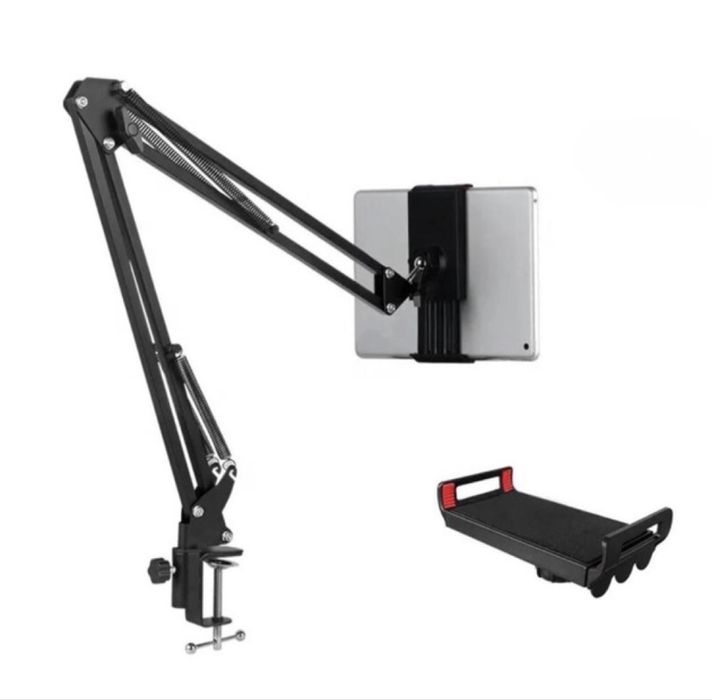 Тримач стійка-пантограф NB-35 для телефону та планшета зі струбциною