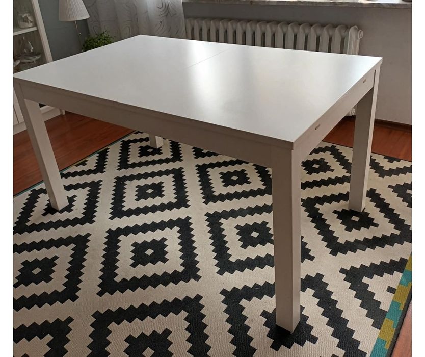 Stół rozkładany biały