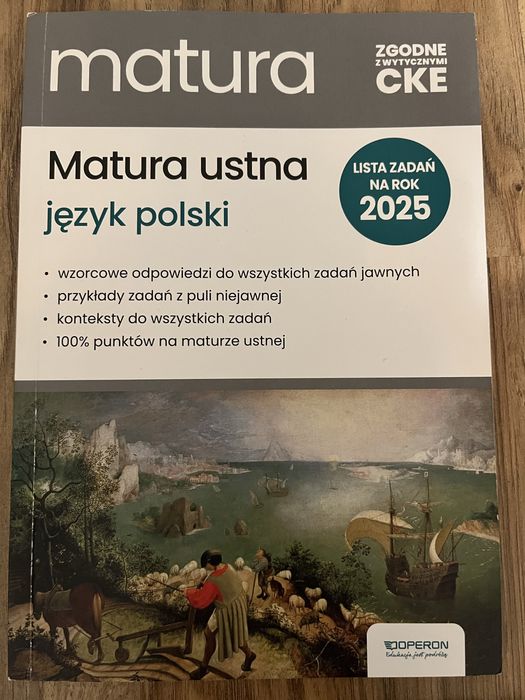 Matura ustna jezyk polski Operon