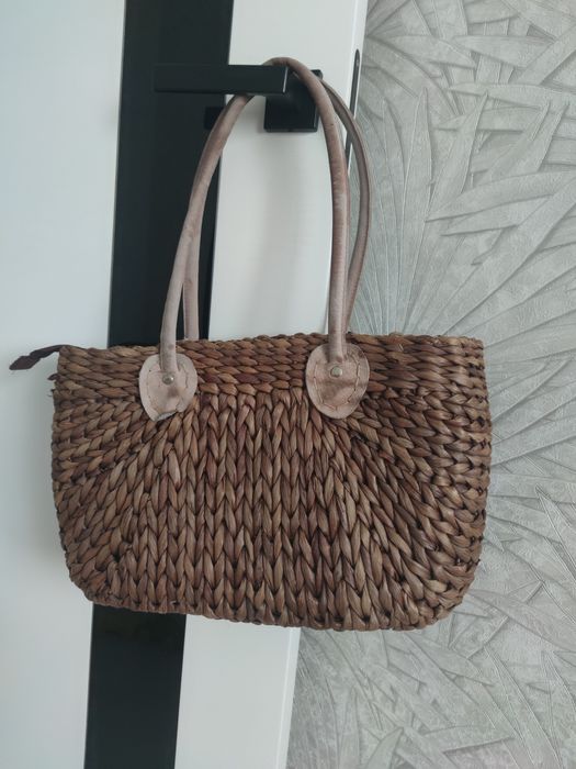 Сумка плетена на підкладці