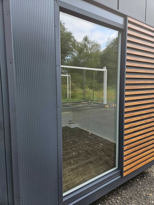 Drzwi aluminiowe przeszklone 1083x2100 jednoskrzydłowe  PRODUCENT