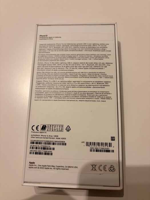 iPhone 13 128 GB niebieski