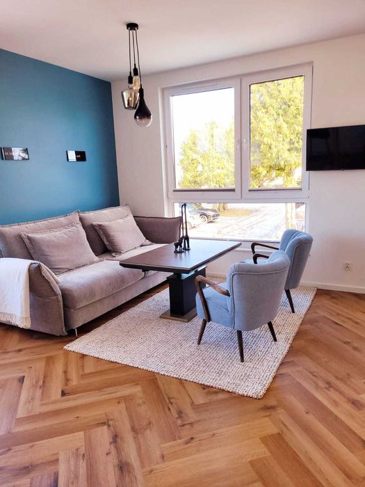 Mieszkanie 2-poziomowe z ogródkiem / 3,5 km do morza