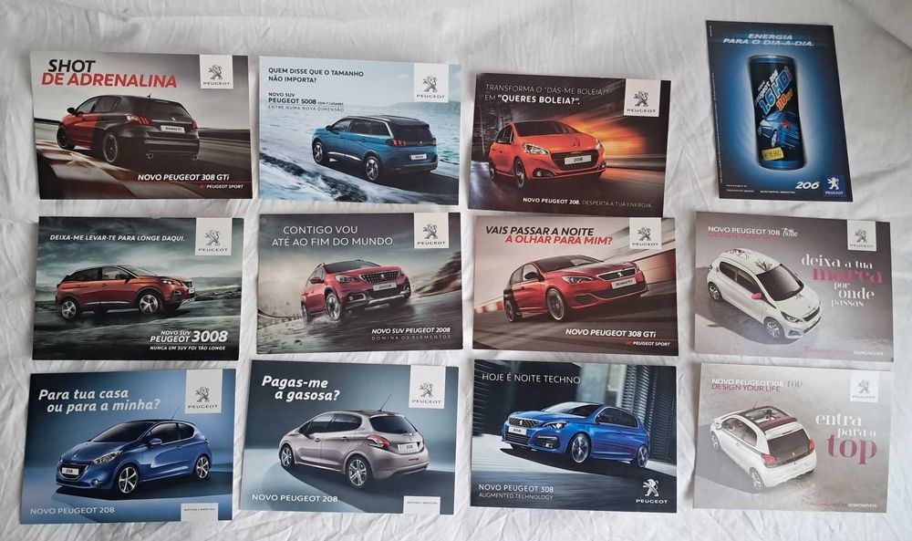 Postais Promocionais PEUGEOT