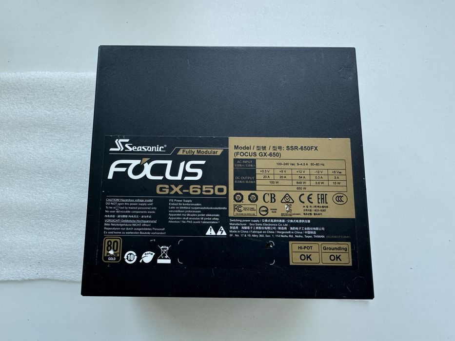 Seasonic focus 650 gold.