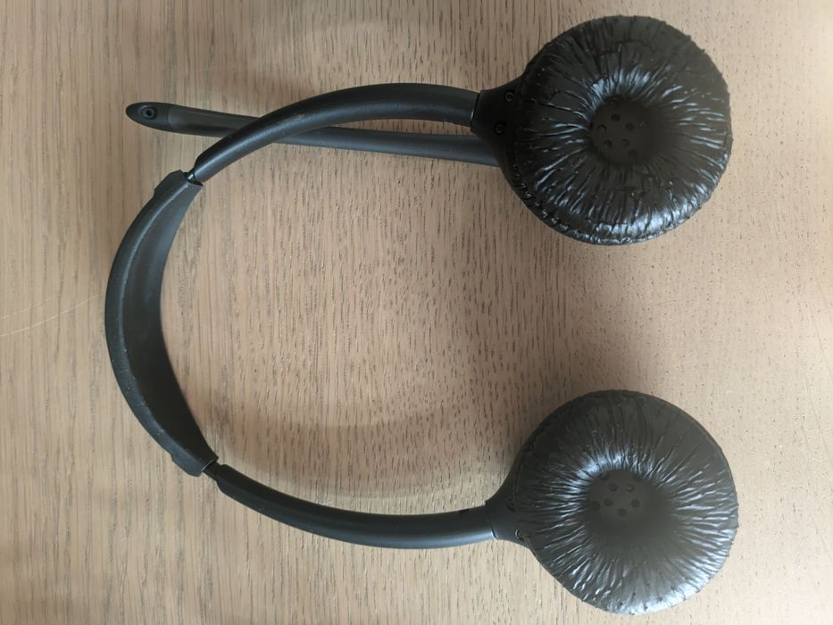 Zestaw Słuchawki Plantronics W720+stacja dokująca WO2A+gąbki, baterie