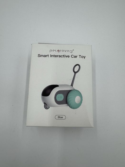 Interaktywna myszka dla kota z piorkiem