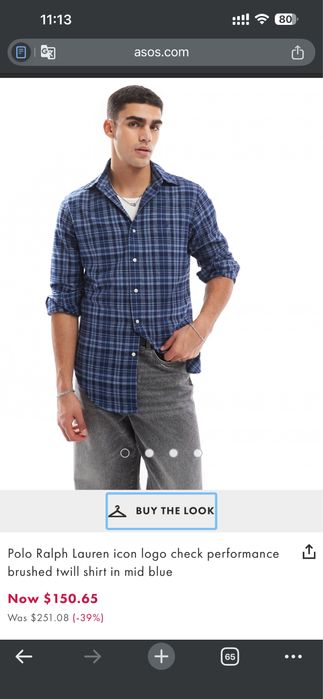 Сорочка Polo Ralph оригінал рз М