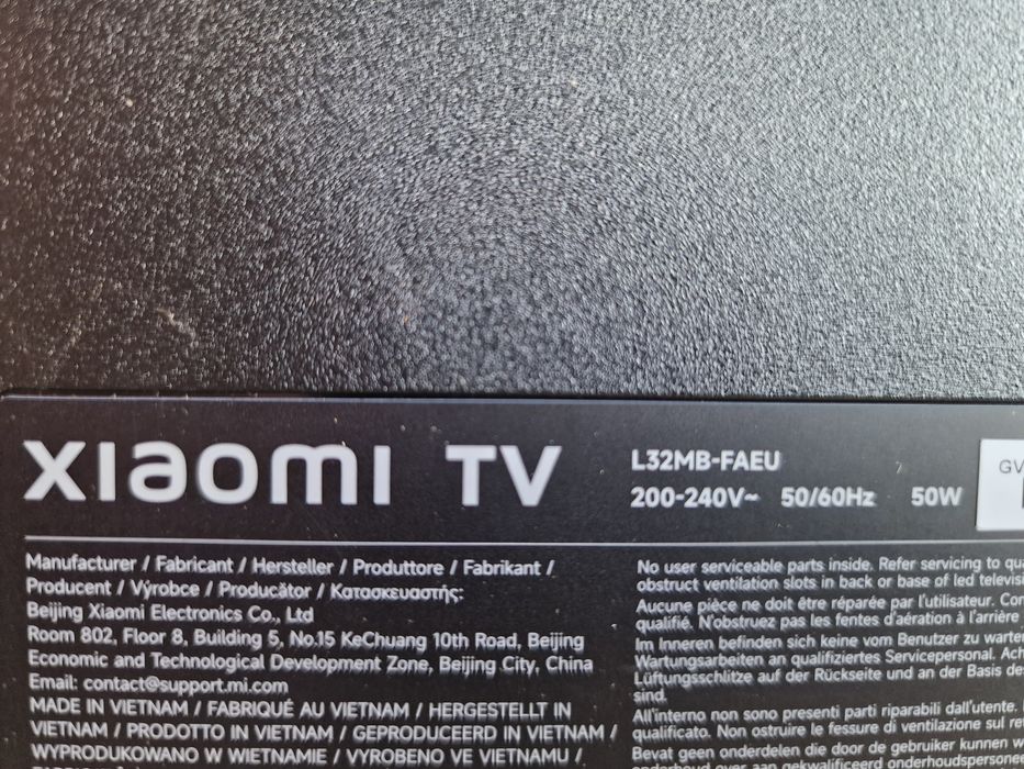 Nowy zbity TV xiaomi 32cale HD ready