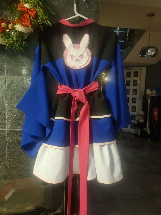 Sukienka lolita youkata overwatch D.va cosplay
