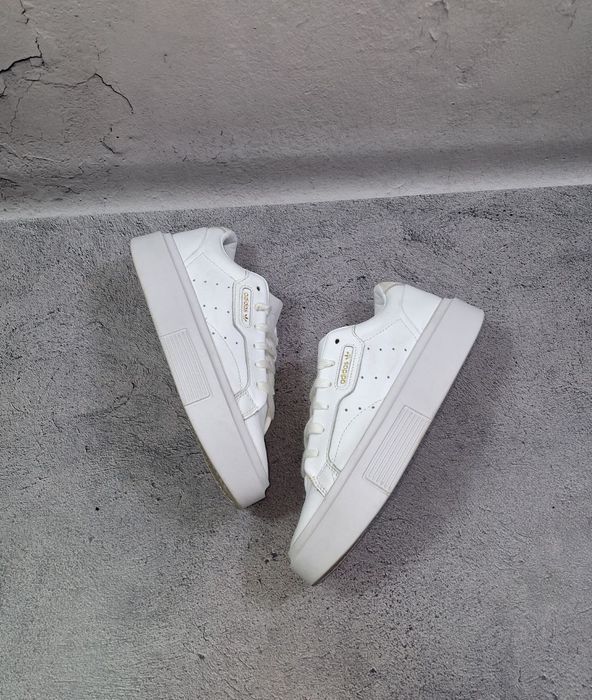 Кроссовки Adidas Sleek Super W кожаные спортивные женские Stan Smith