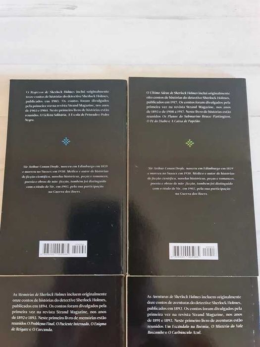 Coleção de Livros Sherlock Holmes Books