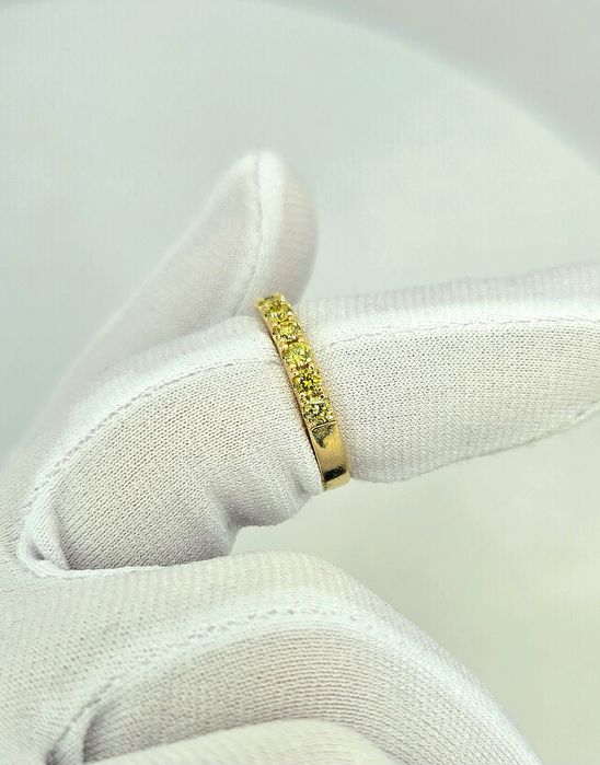 Кольцо с желтыми бриллиантами 0.60 карат