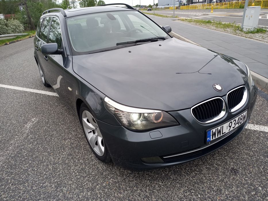 BMW 5 2.0D   E61 Polift 2008r. Panorama Automat Skóry  Zadbane  rodzinne auto
