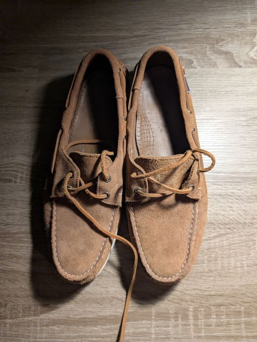 Нубукові топсайдери (мокасини) Sebago 46.5