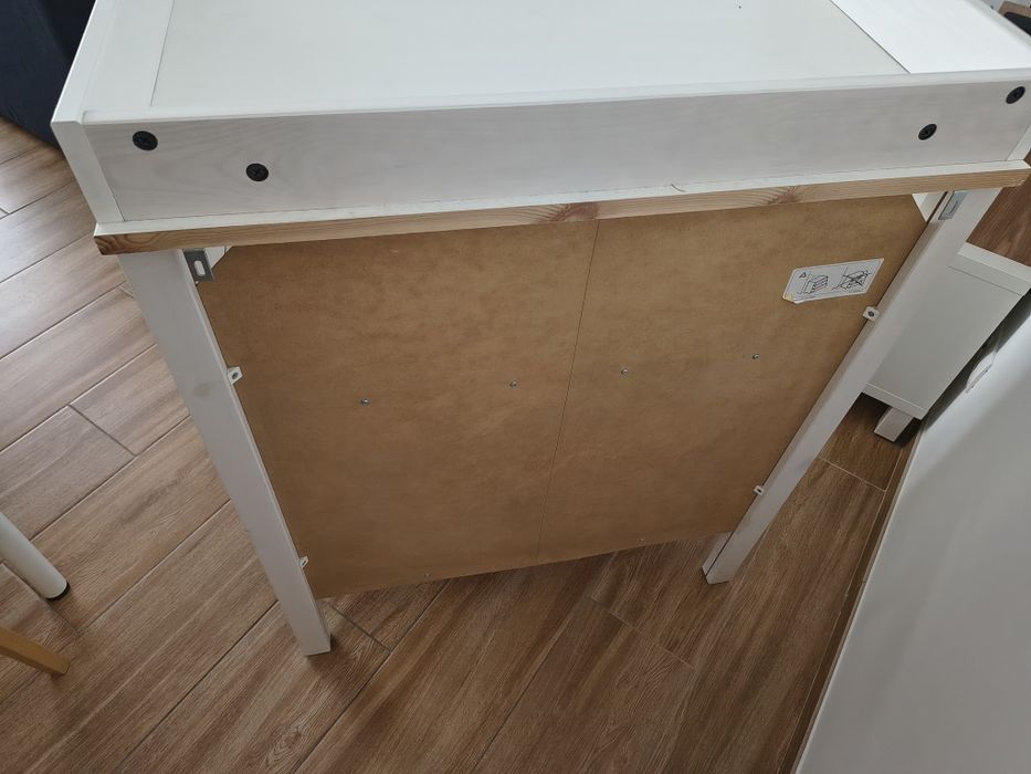 Móvel muda-fraldas IKEA branco com 2 gavetas
