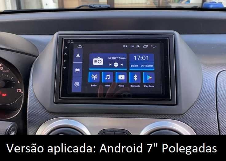 Rádio 2DIN • FIAT Qubo Fiorino CITROEN Nemo PEUGEOT Bipper • Android