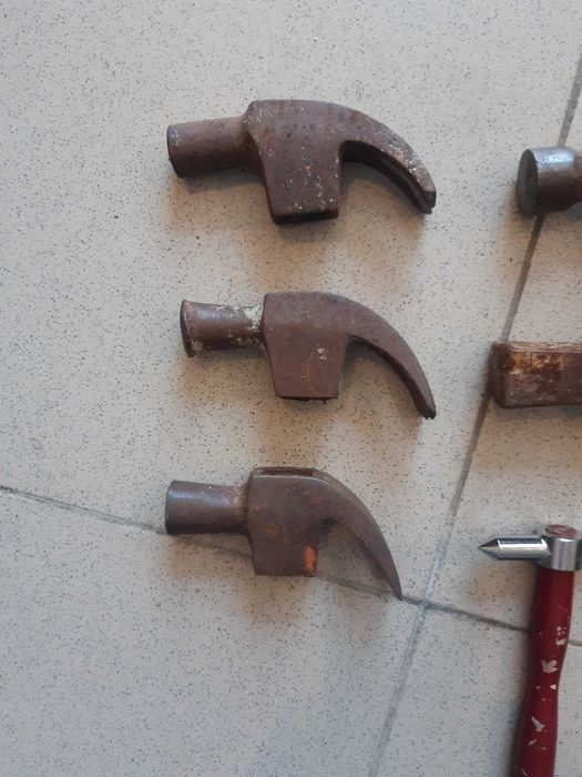 Ferramentas Antigas - Lote de Martelos das imagens