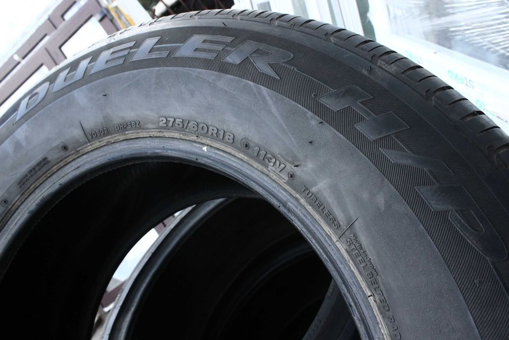 275-65-R18 BRIDGESTONE DUELER H\P летняя резина 1штука GERMANY 2024