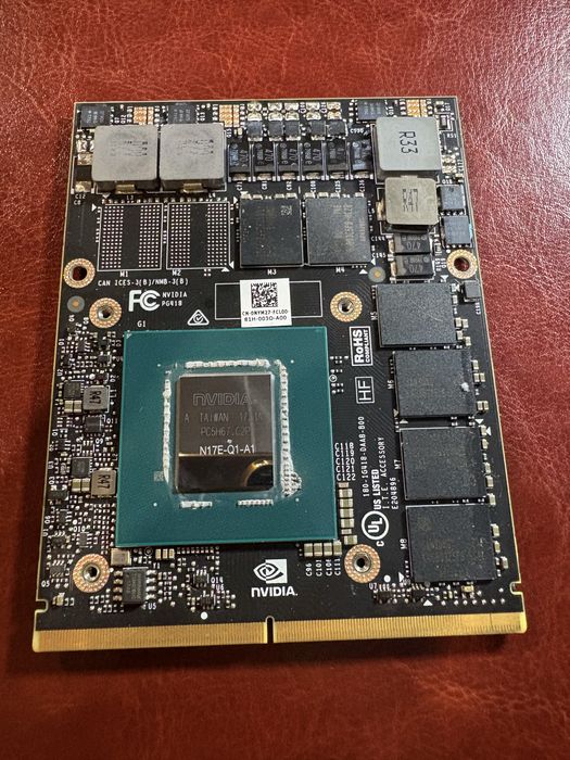 Відеокарта для ноутбука, формат МХМ, Nvidia Quadro P3000- 6gb GDDR5