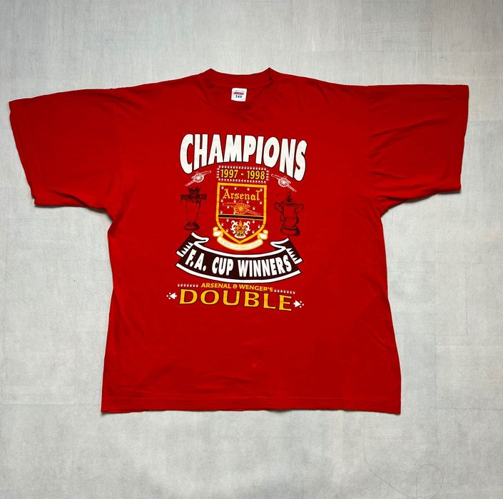 Rare Tshirt Arsenal Champions 1998 year koszulka