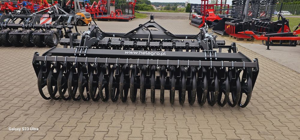 Brona Talerzowa BT3.0 Wał daszkowy Hydraulika  PREMIUM HELAGRO