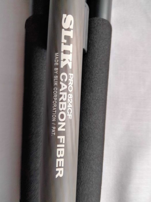 Statyw Slik Carbon Fiber 824CF,głowica Manfrotto MH054MO-Q5