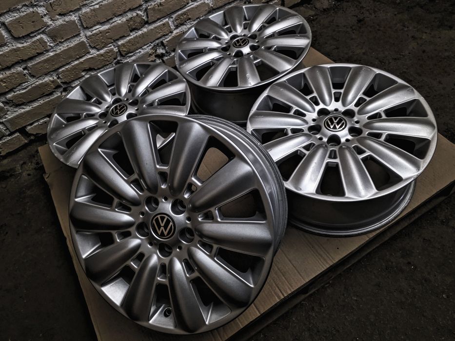 R18 5x112 Volkswagen | Original | Рідна фарба, ідеальний стан, без пошкоджень, без ремонтів | Комплект / 4шт | Преміум диски | Audi/Skoda/Seat/Cupra..