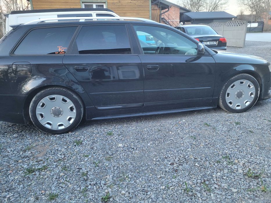 Lampy Led Audi A4 B7 Tył Tylne Komplet Klapa Karoseria 4 szt Dymione Smoke