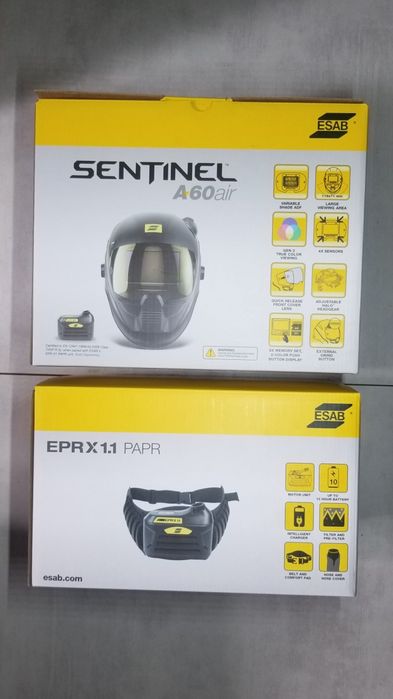 Маска зварника Esab Sentinel A60 / A60 Air (з піддувом повітря).