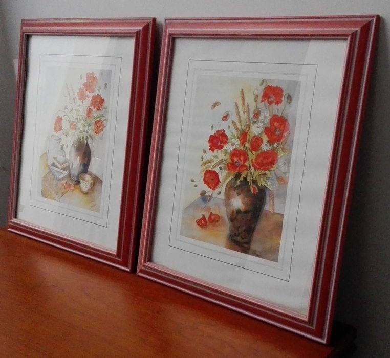 Quadros decorativos Jarras com Flores