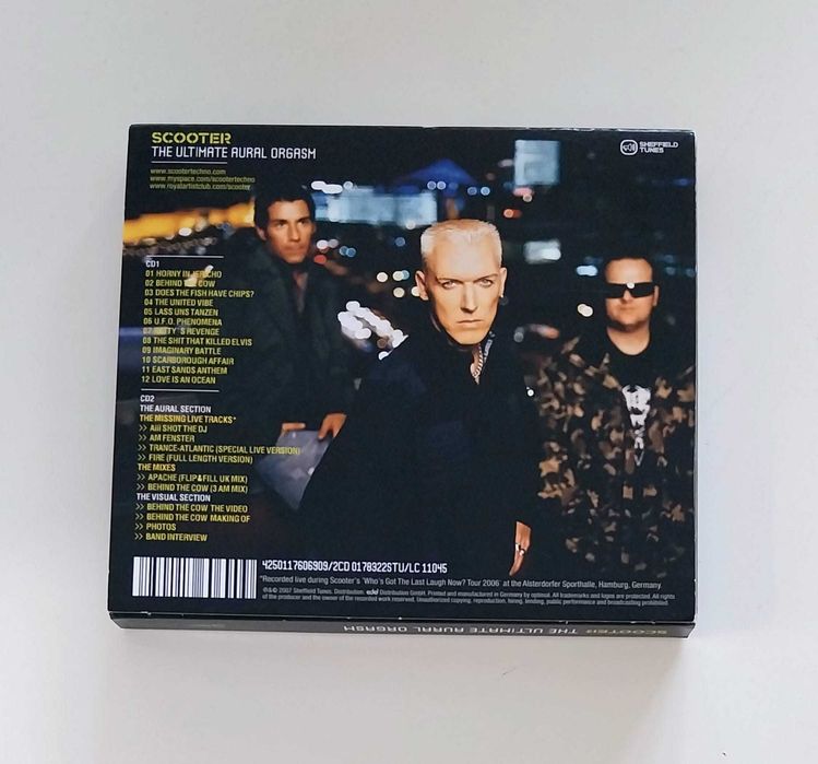 SCOOTER - The Ultimate Aural Orgasm 2CD limited edition + poster