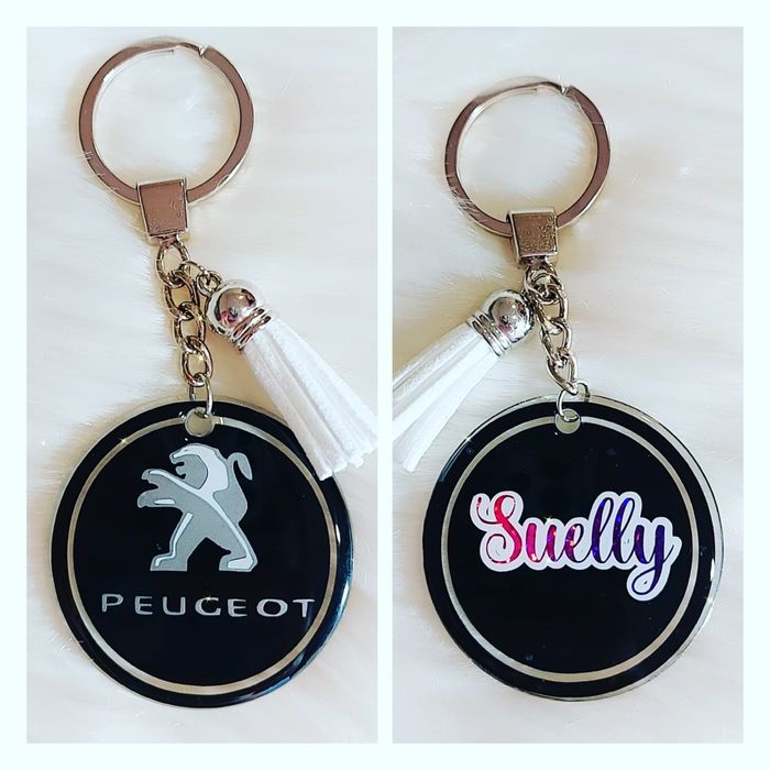 Porta-chaves personalizados. Chaveiro Peugeot