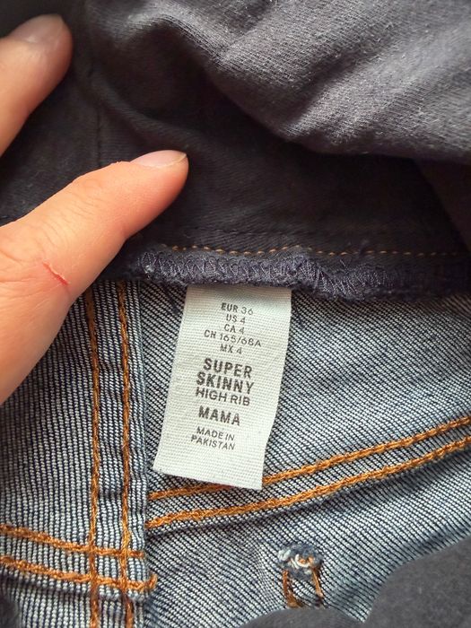 Spodnie ciążowe h&m