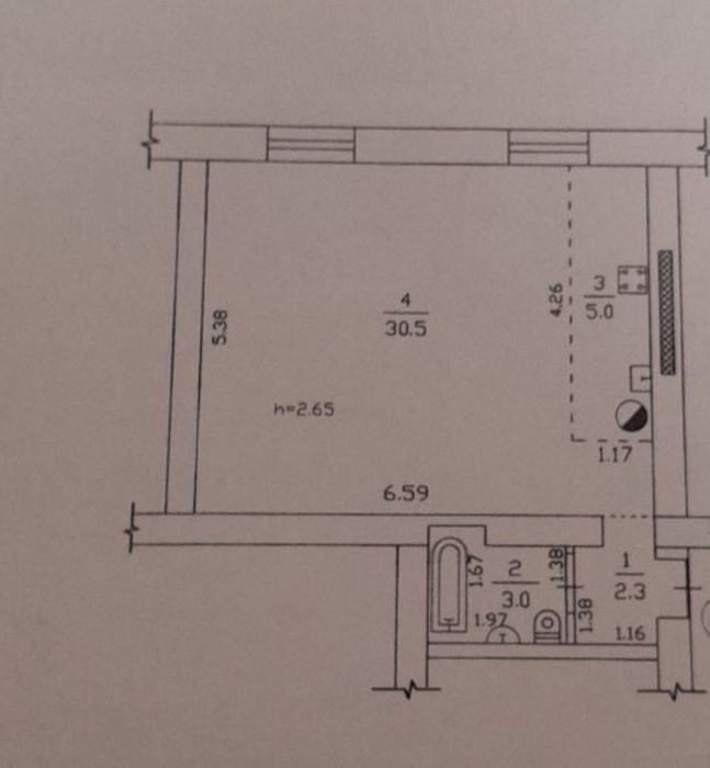 Продам 1к студію Січеславська набережна 20